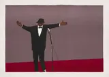 Tribute to Sammy Davis Jnr by Sam Nhlengethwa, colour lithograph, sold Oct 2019