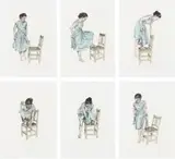 Hanneke Benadé, Steps 1–6, six, colour lithograph with chine collé