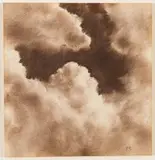 Paul Emsley, Cloudscape, black chalk on paper