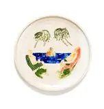 Robert Hodgins, Fire Island, painted and glazed ceramic