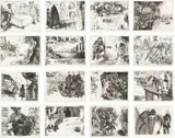 Disasters of Peace, portfolio by Diane Victor, etching, aquatint and drypoint with roulette, offered Oct 2019