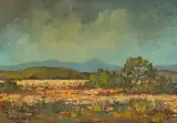 Conrad Theys, Landscape with Storm Clouds