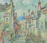 Gregoire Boonzaier, Table Bay from Dist. Six, C. Town