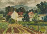 Cape Farmstead by Piet van Heerden, oil on canvas, offered Oct 2019