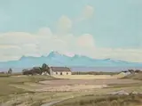 Johannes Antonie Smith, Landscape, oil on canvas laid down on board
