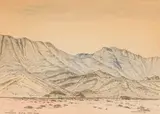 Usakos, SWA (Namibia) by Jacobus Hendrik Pierneef, watercolour and pencil on card, sold Oct 2019