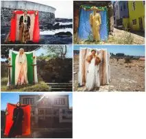 Thania Petersen, I am Royal series: Location 1 - Cape Coast; Location 2 - Bokaap; Location 3 - Earlier District Six; Location 4 - Later District Six; Location 6 - Crawford Athlone, 2015, Inkjet Print on Epsom Hotpress