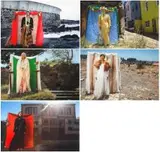 Thania Petersen, I am Royal series: Location 1 - Cape Coast; Location 2 - Bokaap; Location 3 - Earlier District Six; Location 4 - Later District Six; Location 6 - Crawford Athlone, 2015, Inkjet Print on Epsom Hotpress