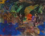 Karel Nel, The Place of the Manao Tupapau, Gauguin’s Grave, Hiva Oa