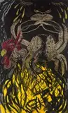 Lady Skollie, Goodness: Many Forms of Bad, ink and crayon on paper