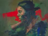 Lionel Smit, Rorschach Divided #2, oil on canvas