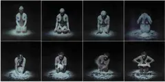 Berni Searle, Still, 2001, digital prints on backlit paper