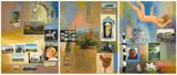 Simon Stone, Untitled I-III; three, oil on canvas