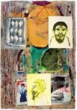 Moshekwa Langa, Lalie - for a loving son and a dear Father, mixed media on paper