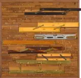 Willem Boshoff, Parallel Rulers, mixed media and found objects