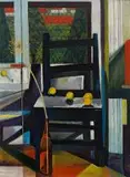 Jack Heath, The Bedroom Chair, oil on board