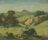 Landscape with Distant Koppie by Jacobus Hendrik Pierneef, oil on board, sold Nov 2019