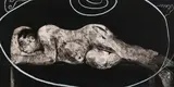 William Kentridge, Ubu Sleeper, aquatint and drypoint etching with white ink