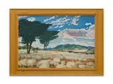 Adolph Jentsch, Landscape with Lone Oryx