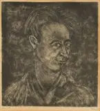 Lippy (Israel-Isaac) Lipshitz, Self Portrait, etching