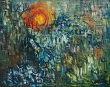 Jack Lugg, Nongqawuse's Dream, oil on canvas laid down on board
