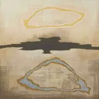 Johan van Heerden, Untitled Abstract, oil on board