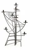 Caged Light by Edoardo Villa, welded steel rods, sold Nov 2019