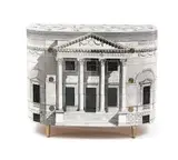 'Palladian' Dresser by Piero Fornasetti, 1952, hand-painted and lithographic transfer-printed wood with brass, sold Nov 2019