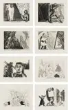 Deborah Bell, Little Morals, eight, etching