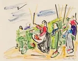 Irma Stern, Tomato Pickers