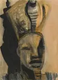 Deborah Bell, Study for Unearthed Project, mixed media on paper