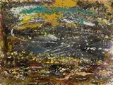 Gordon Vorster, Skeiding, Land en See, The Genesis Series No. 11, mixed media on board