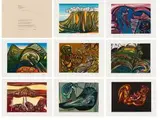 Cecil Skotnes, Baudelaire's Voyage, four-colour woodcuts in cloth-covered portfolio