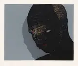 Norman Catherine, Despair, mixed media on card