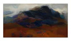 Jane Tully Heath, Black Mountain, oil on canvas