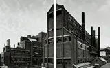 David Southwood, The Johannesburg Gas Works, diptych, archival inkjet on baryta fibaprint
