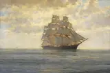 Montague Dawson, Lightning Coasting in the Doldrums