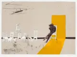 Robert Hodgins, Chairs, four colour lithograph