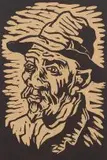 Gregoire Boonzaier, Ou "Boom" die Folk, linocut