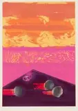 Lionel Abrams, Abstract in Yellow and Pink