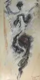 Nel Erasmus, Abstract II, mixed media on handmade paper