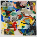 Richard John Templeton Smith, Abstract Collage, mixed media with collage