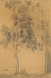 Jacobus Hendrik Pierneef, Silverton, pencil on paper