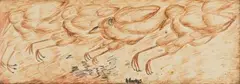 Gladys Mgudlandlu, Birds, felt-tip pen on paper