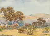 Erich Mayer, Landscape with Trees