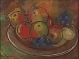Eugene Labuschagne, A Still Life of Fruit, oil on board