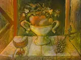 Still Life with Fruit by Christo Coetzee, oil on board, sold Sep 2019