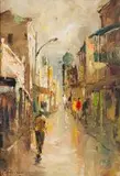 District Six by Christiaan Nice, oil on board, offered Sep 2019