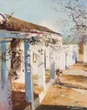 The Pergola by Errol Boyley, oil on board, offered Sep 2019