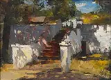 Dappled light by Errol Boyley, oil on board, offered Sep 2019
